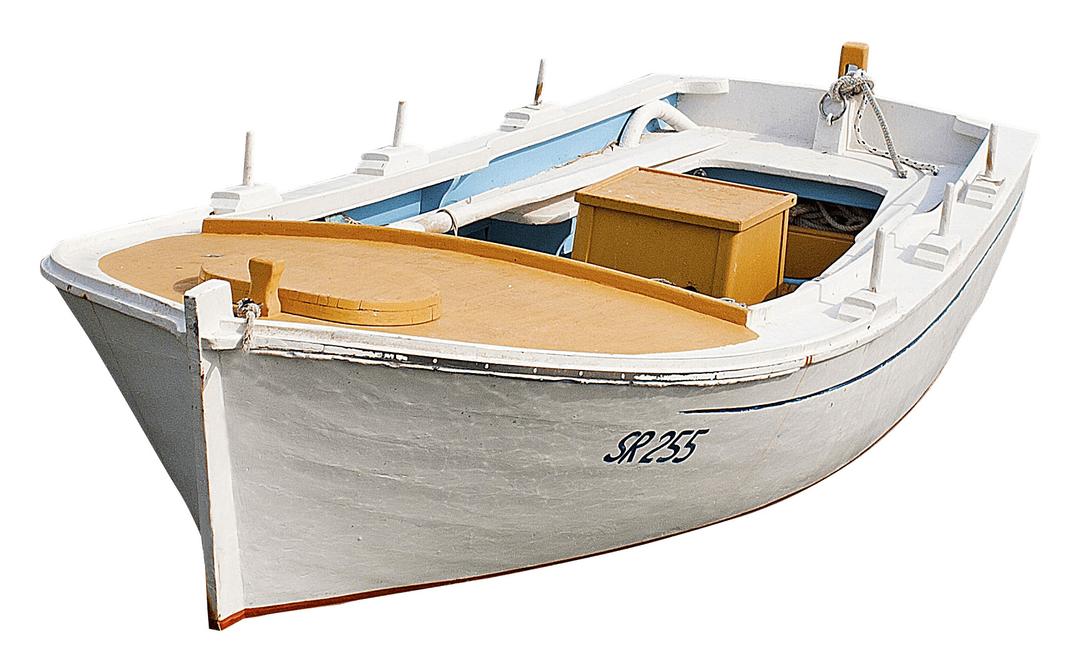 White Wooden Boat png transparent