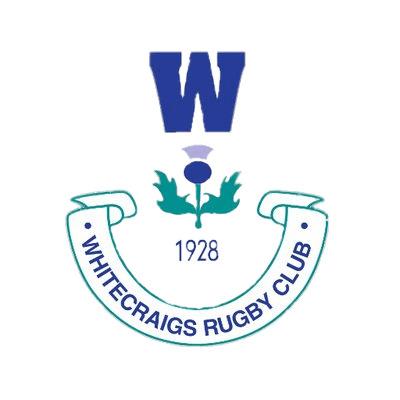 Whitecraigs RFC Rugby Logo png transparent