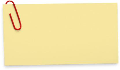 Wide Sticky Note png transparent