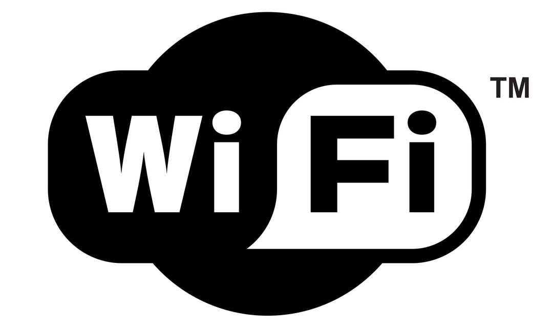 WiFi Logo Black and White png transparent