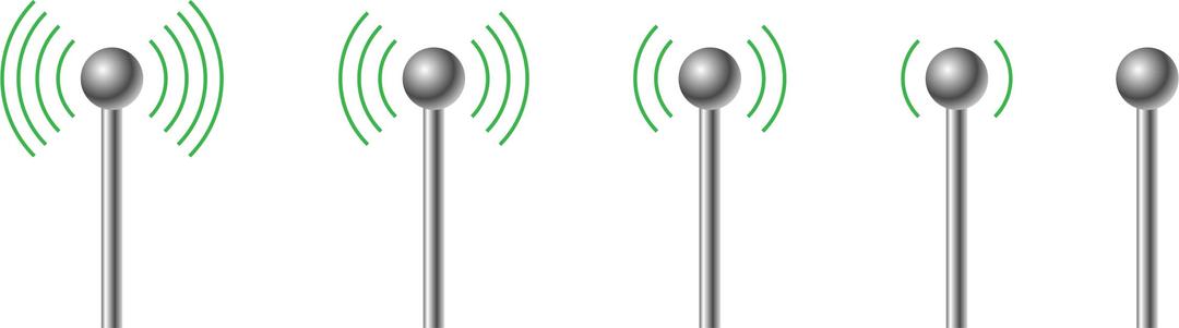 Wi-Fi Signal Icons png transparent