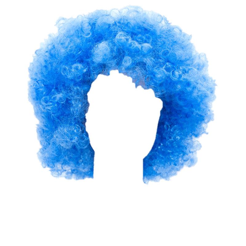 Wig Blue Curly png transparent
