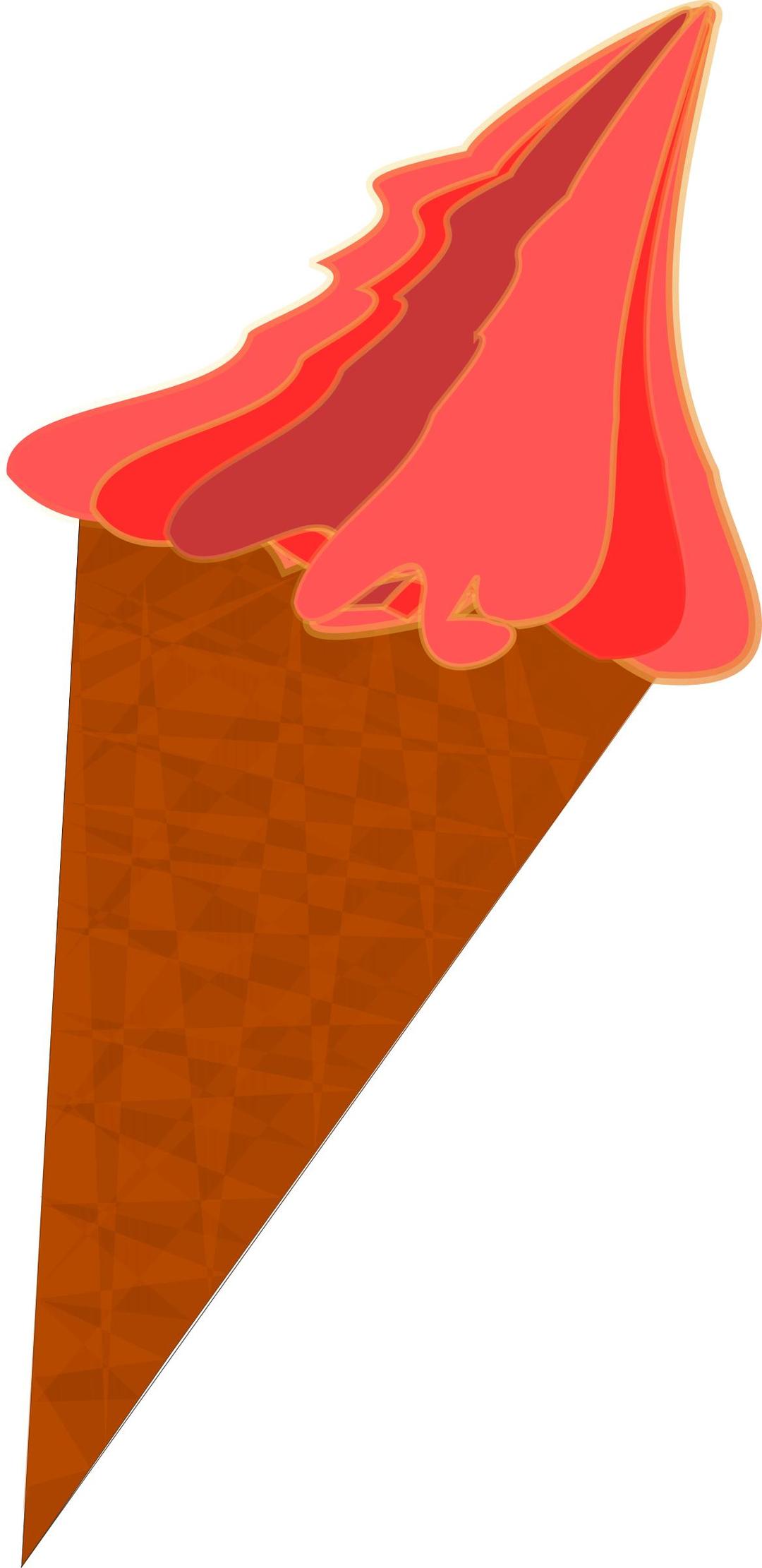 Wild-Berry Ice Cream Cone png transparent