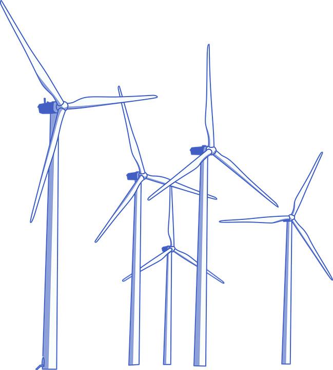 Wind Farm Clipart png transparent