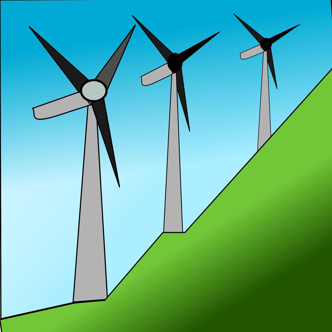 Windmills png transparent
