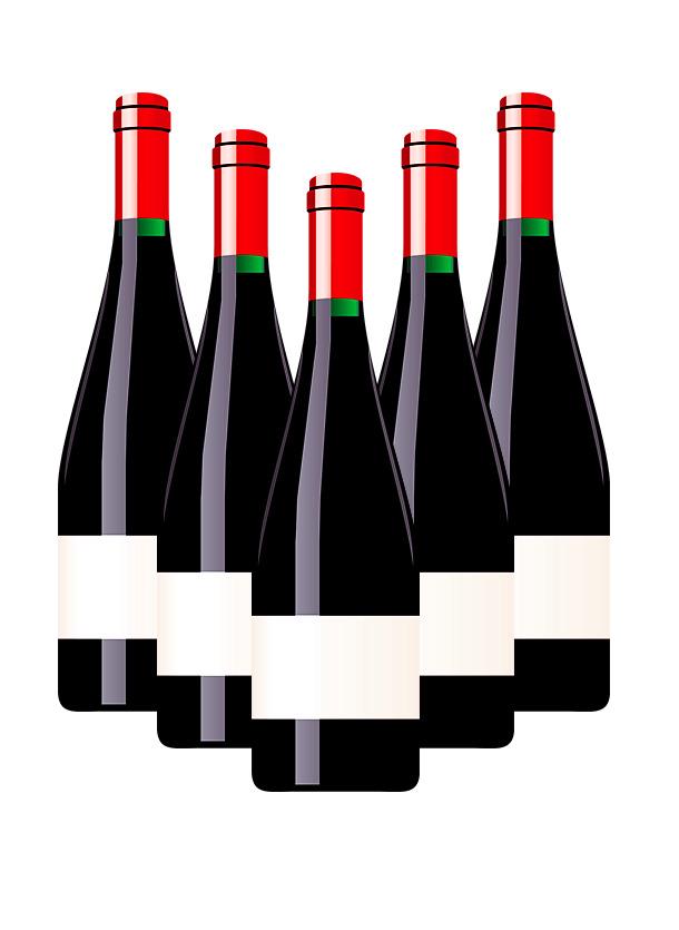 Wine Bottles Clipart png transparent