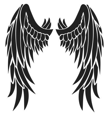 Wing Tattoo Large png transparent