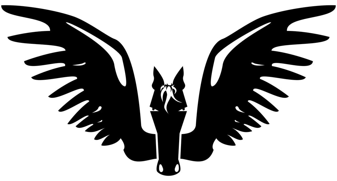 Winged horse png transparent