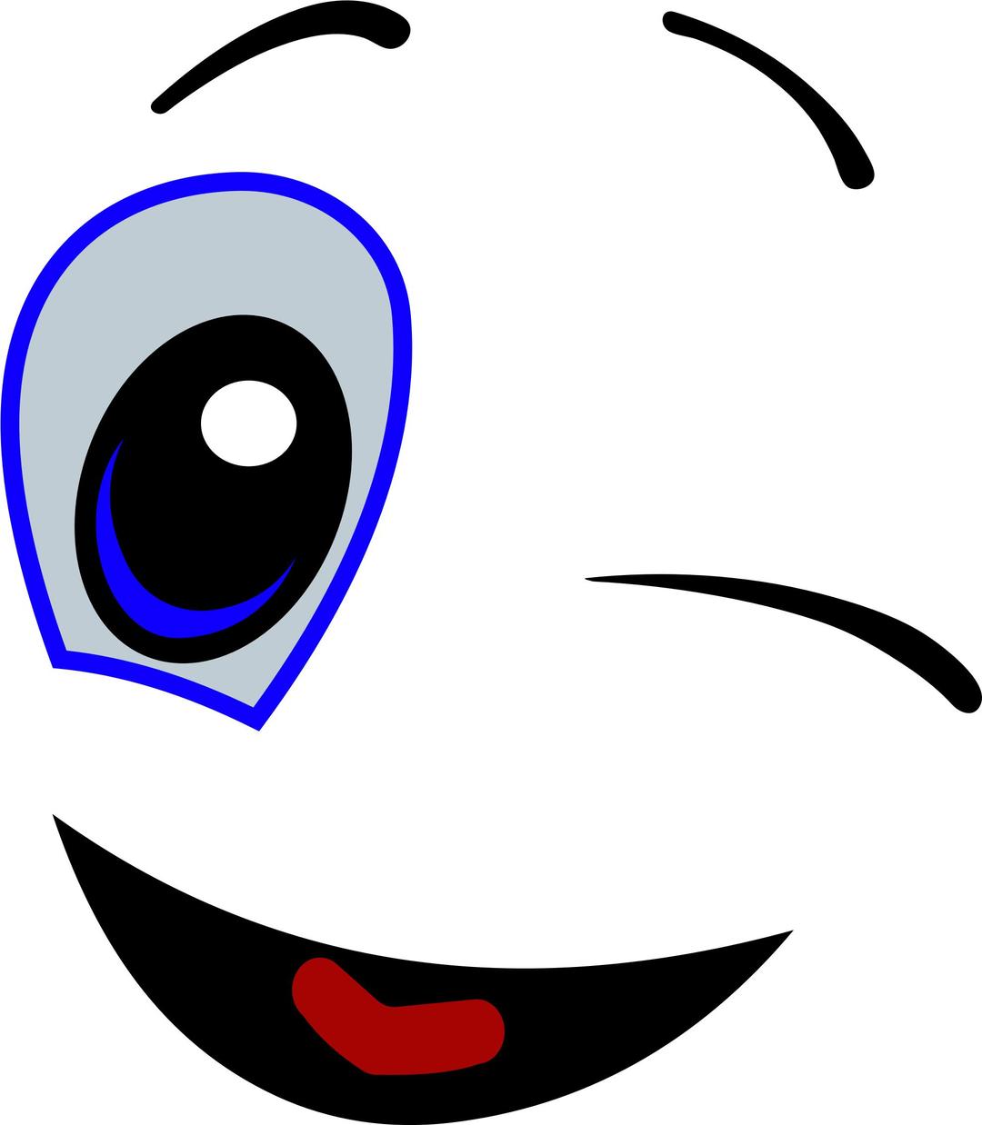 Winking Smiley Face png transparent