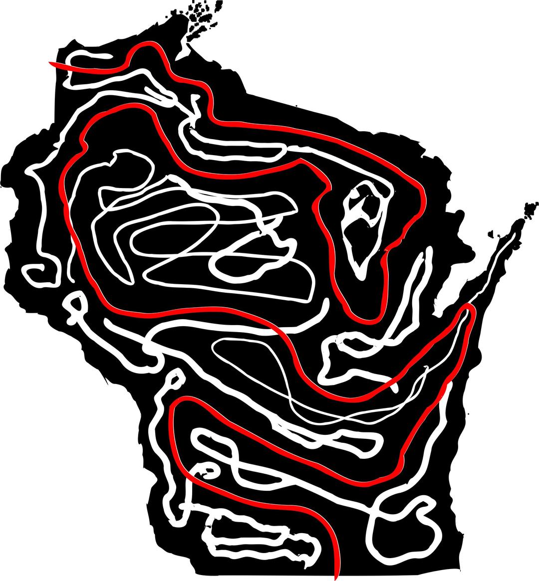 Wisconsin Maze Solution png transparent