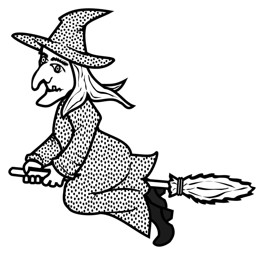 witch - lineart png transparent