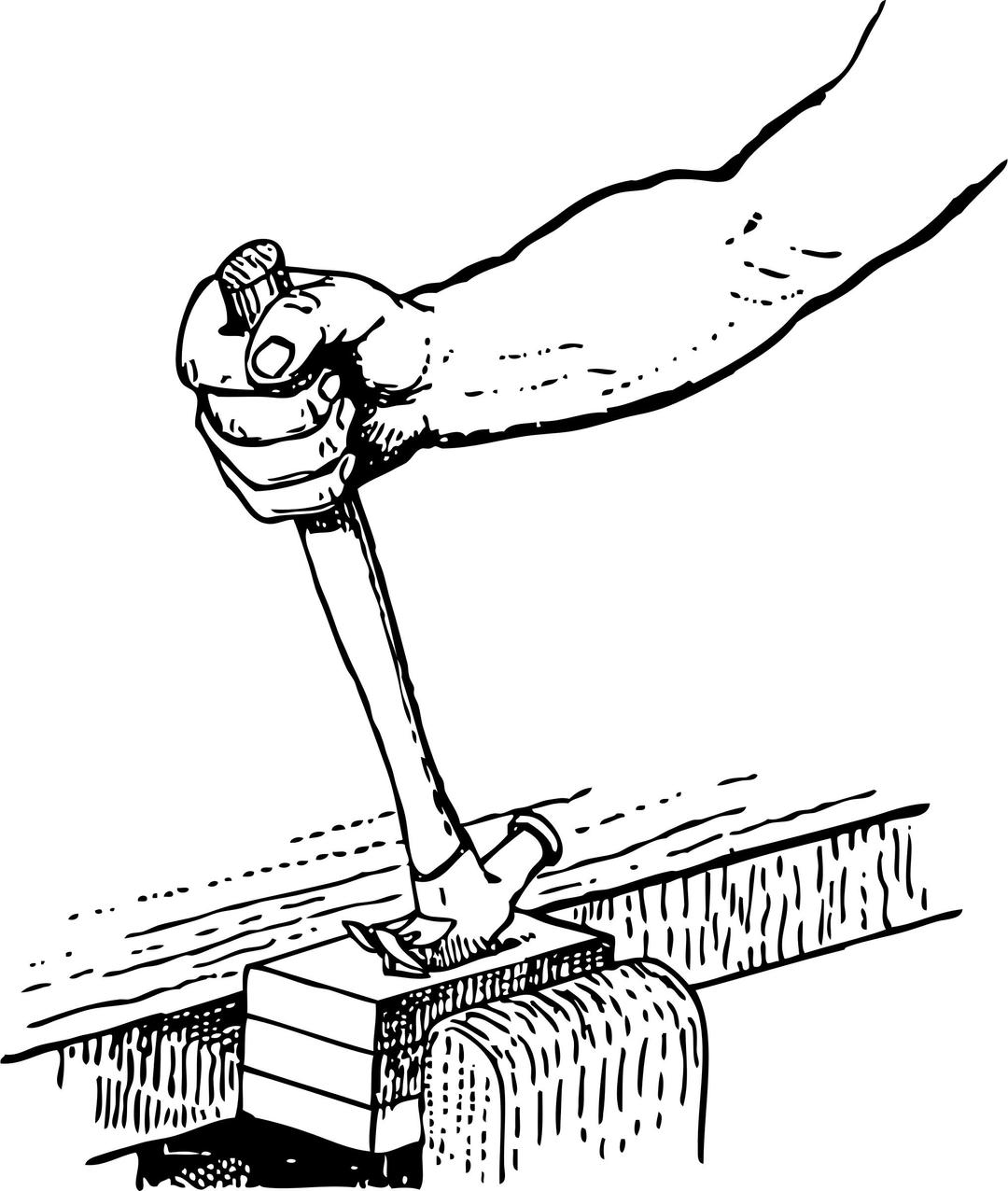 withdrawing a nail png transparent