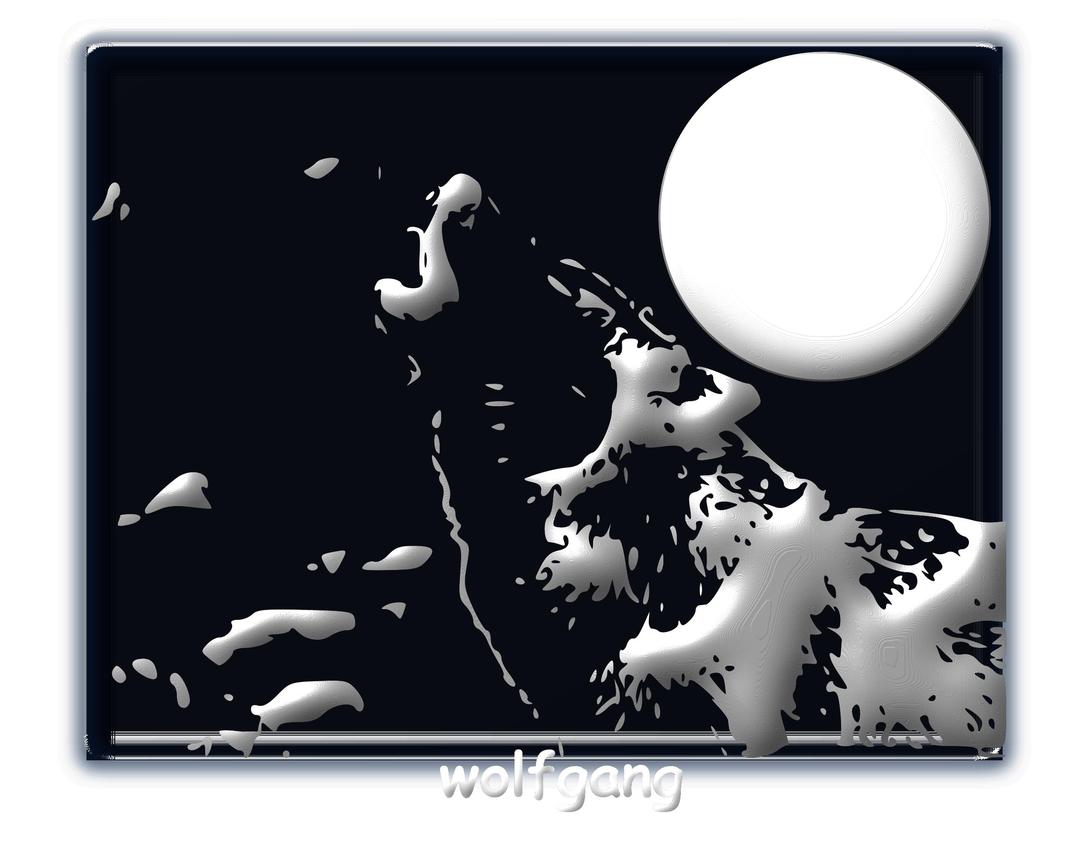 Wolf At Night png transparent