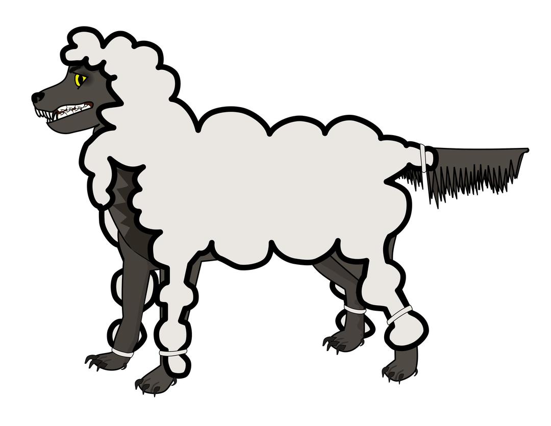Wolf in Sheep's Clothing png transparent