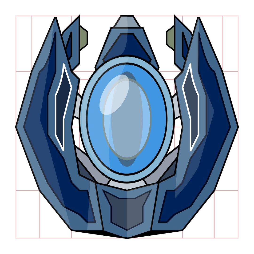 Wolf space ship png transparent