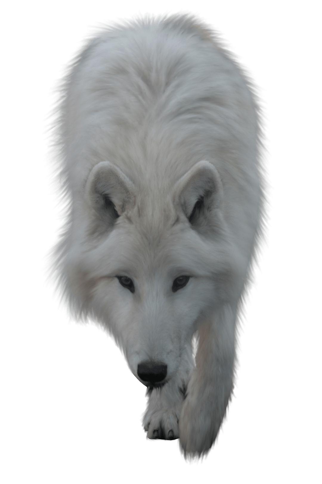 Wolf White png transparent