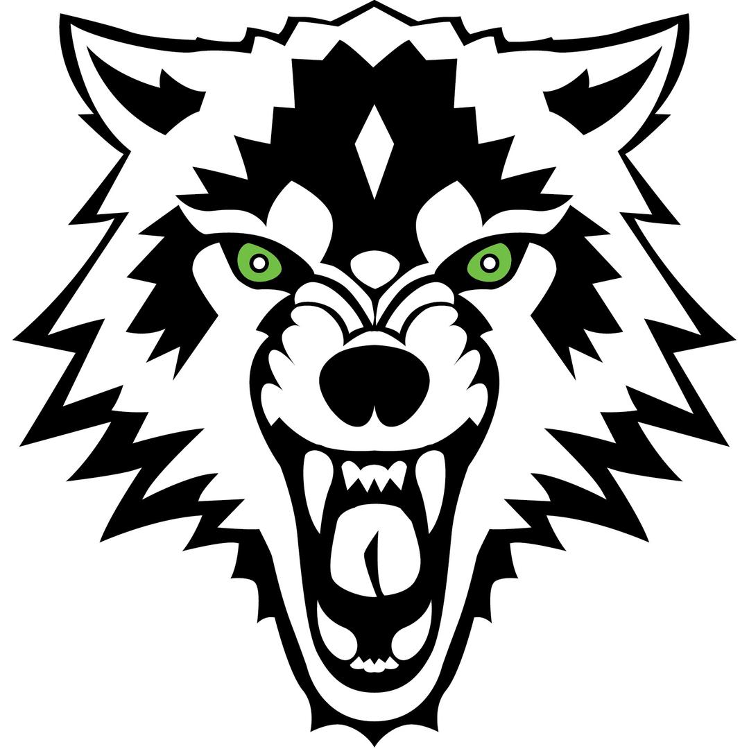 Wolves Field Hockey Logo png transparent