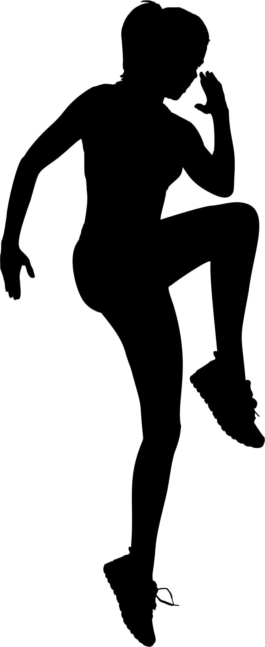 Woman Exercising Silhouette png transparent