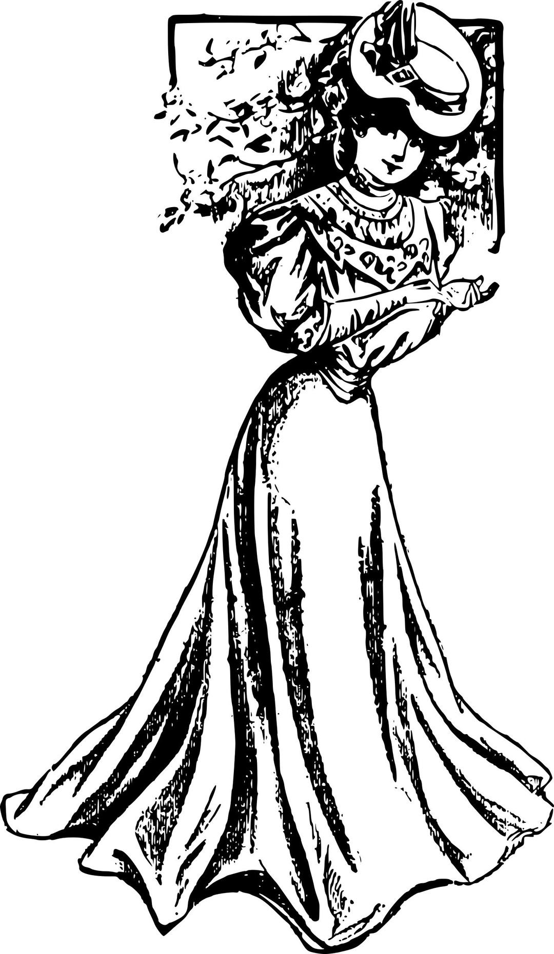 Woman in a Nice Dress png transparent