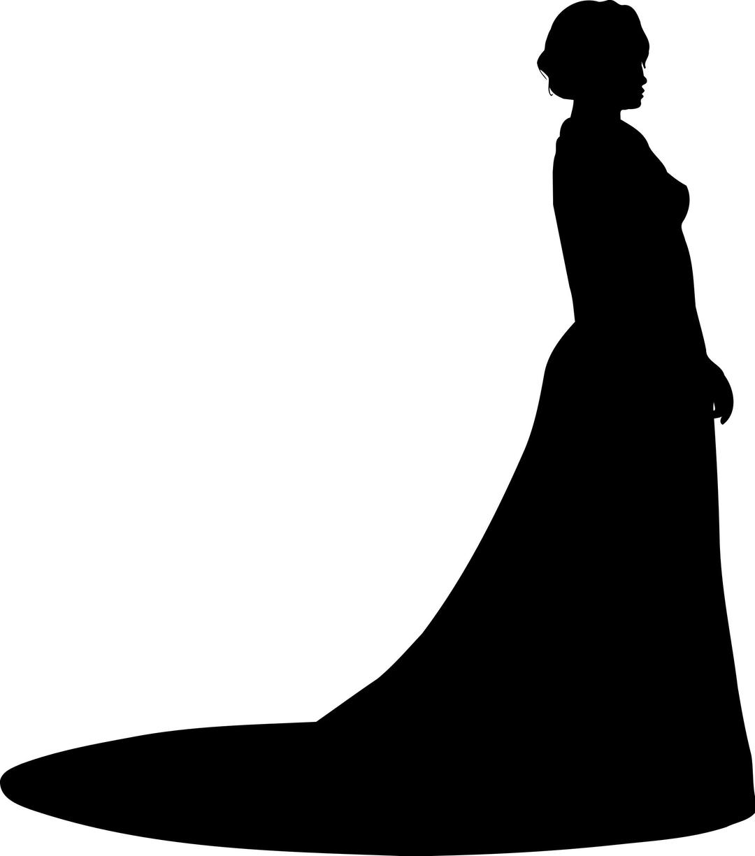 Woman in ballgown png transparent