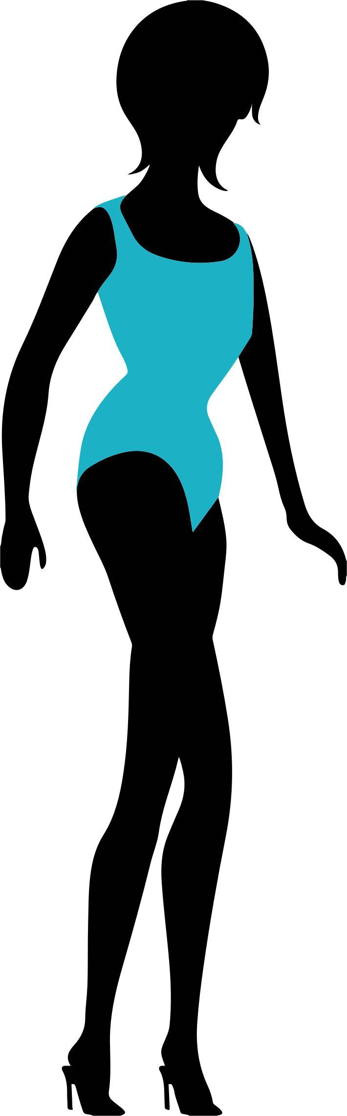 Woman In Bikini Silhouette png transparent