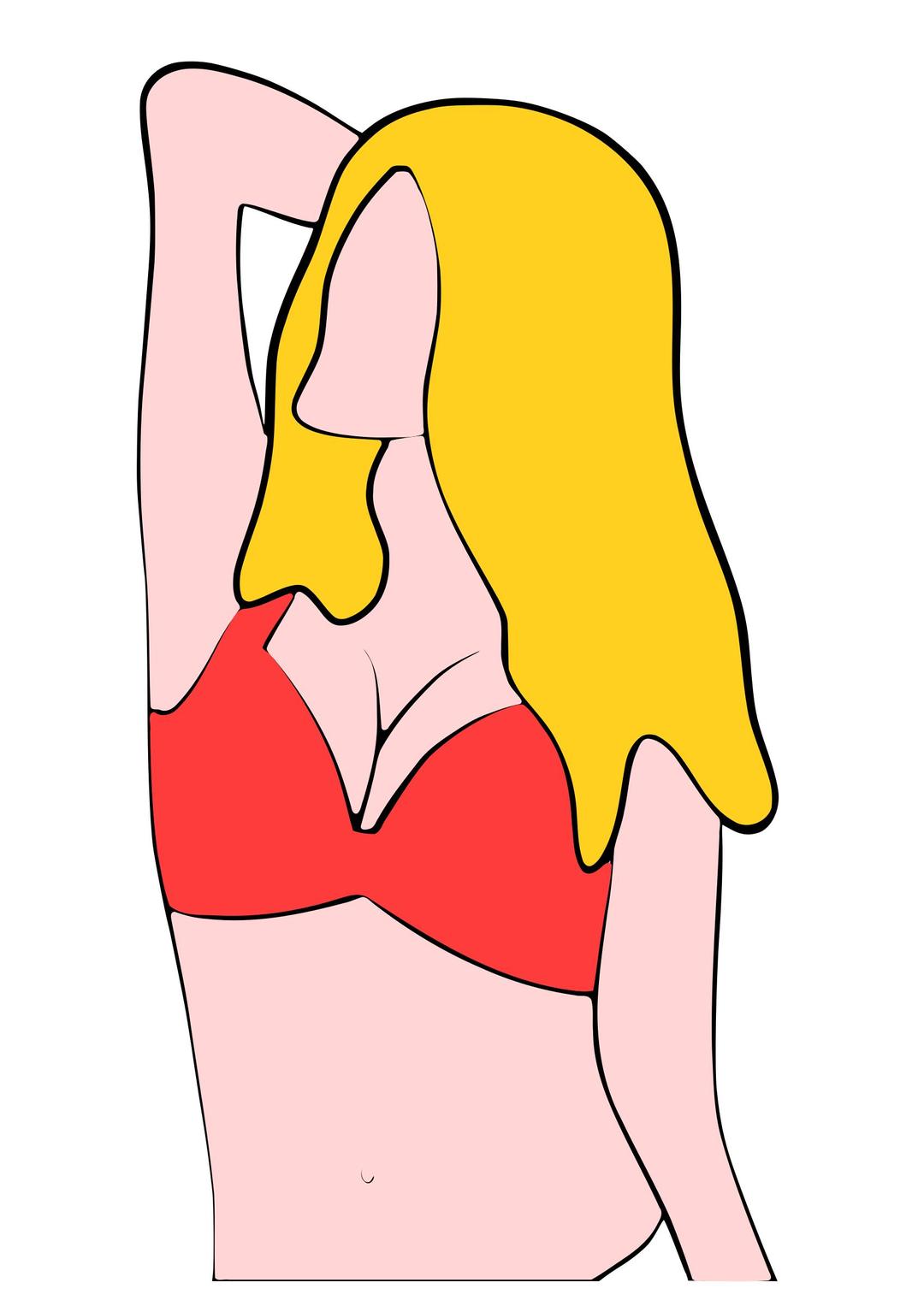 Woman in Bikini - Torso png transparent