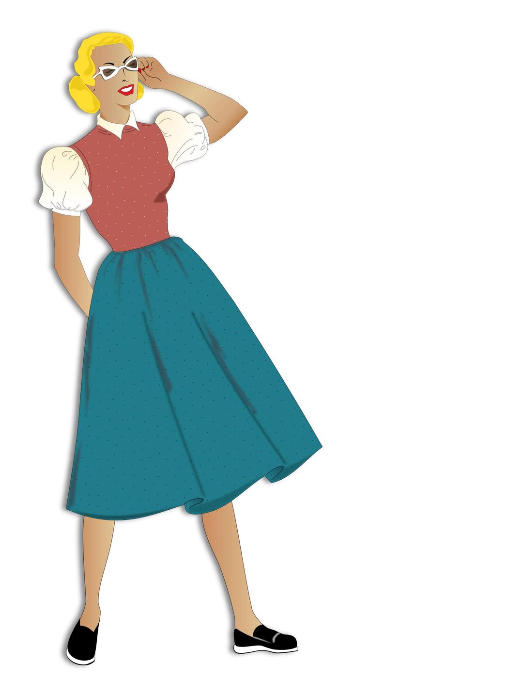 Woman old Style  png transparent