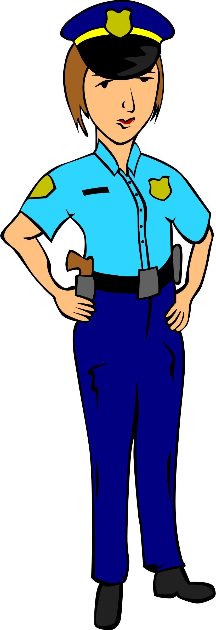 Woman Police Officer png transparent