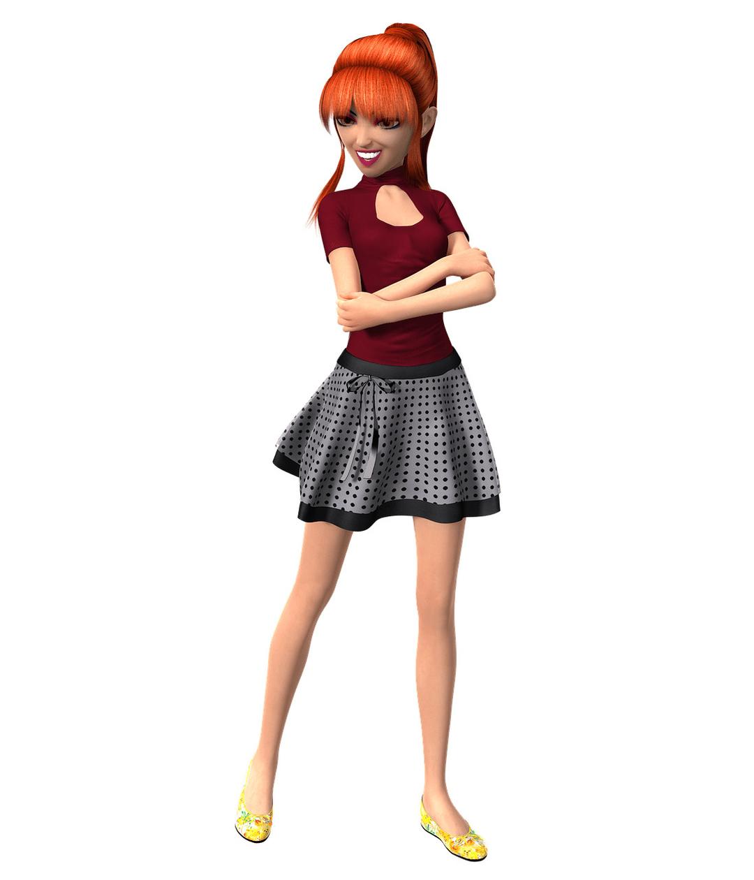 Woman Red Hair png transparent