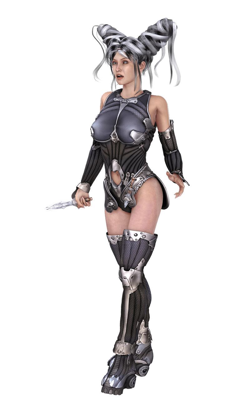 Woman Robotic Costume png transparent