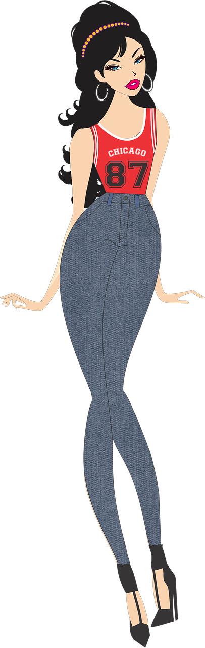 Woman With Grey Legging Clipart png transparent