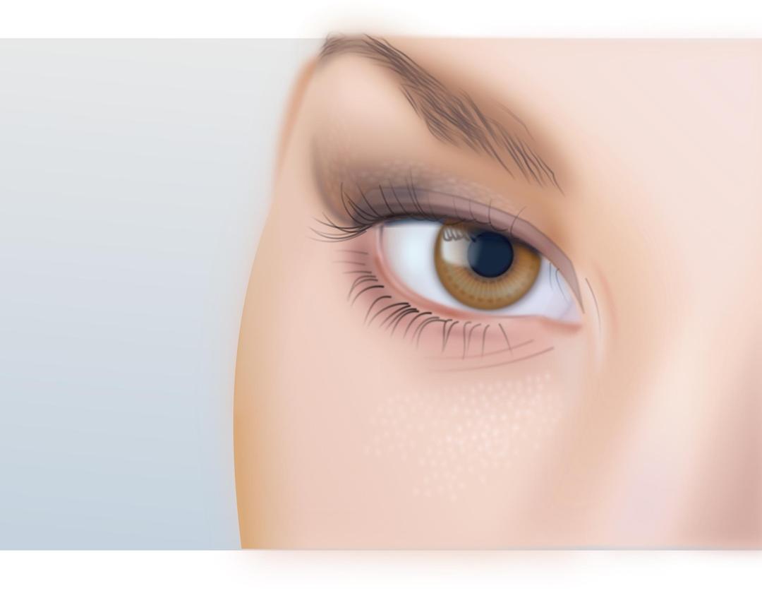 Woman's eye detailed png transparent
