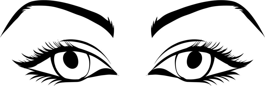 Woman's Eyes png transparent
