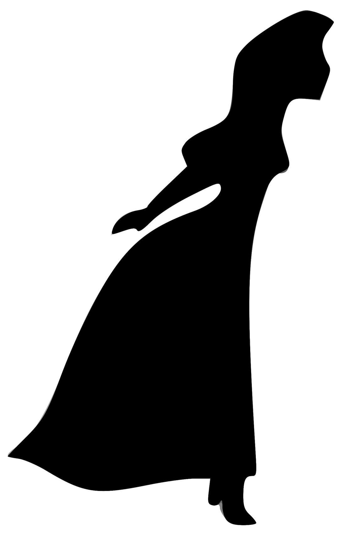 Woman's silhouette png transparent