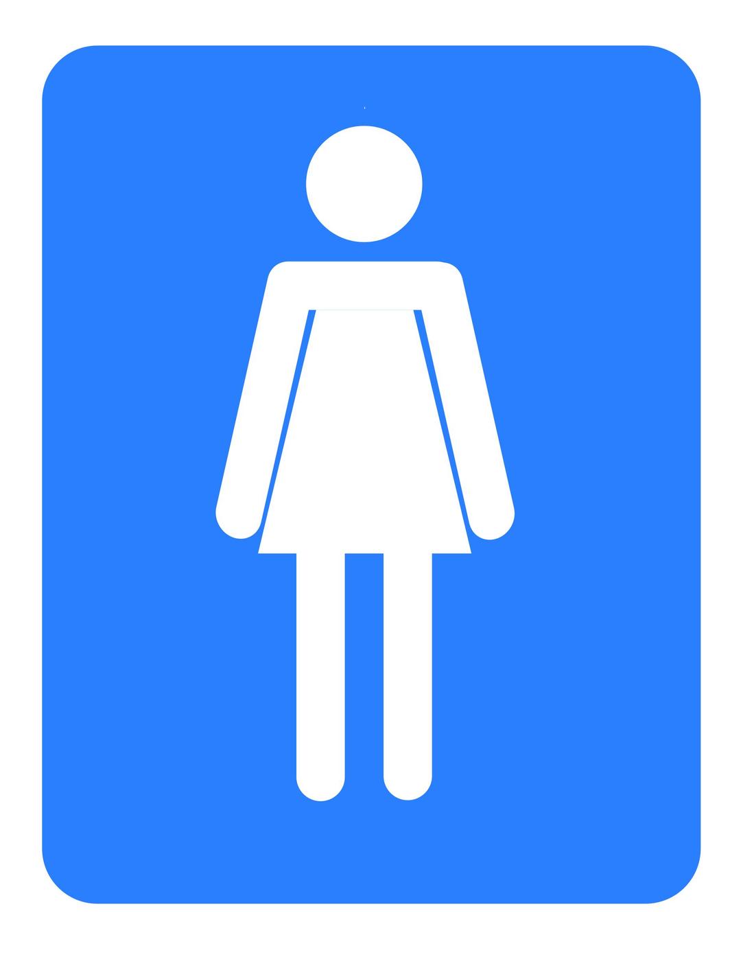 Women bathroom png transparent