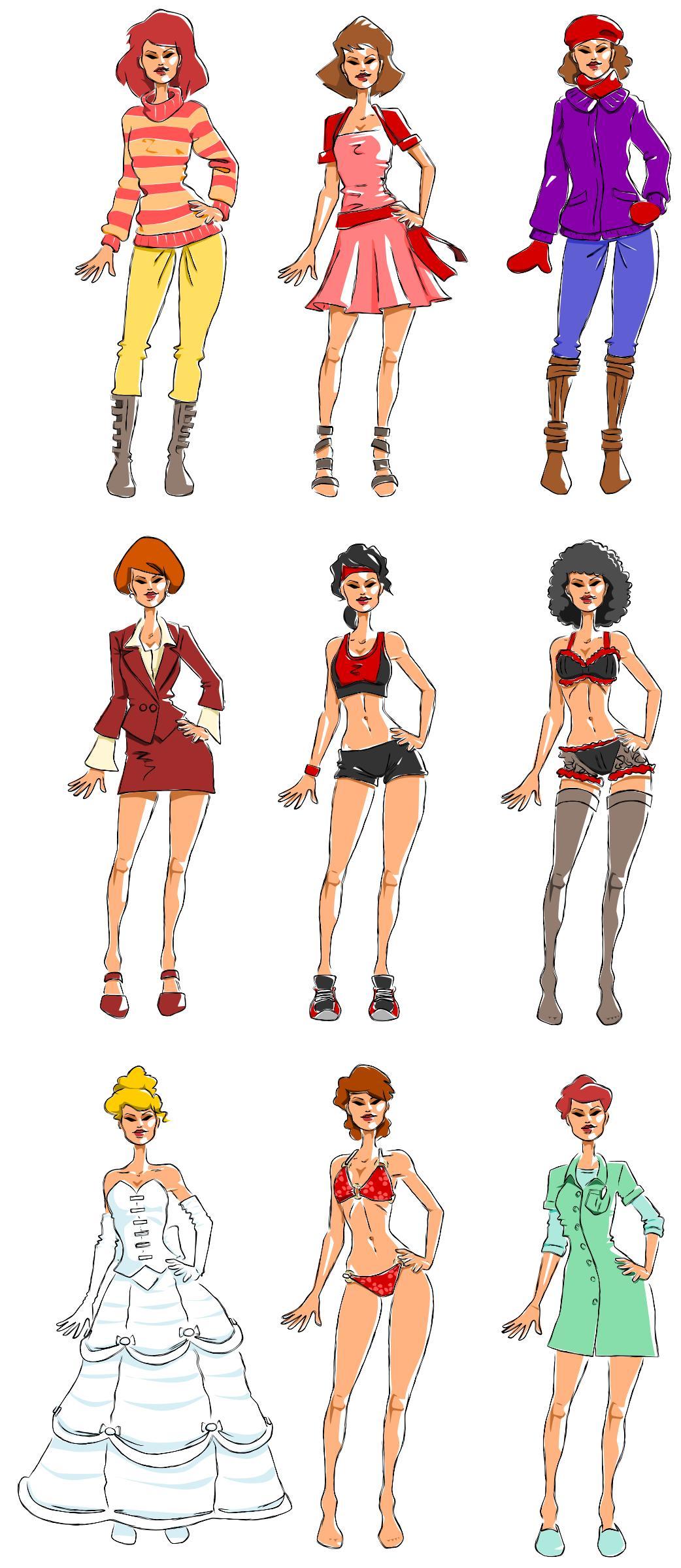 women's clothing png transparent