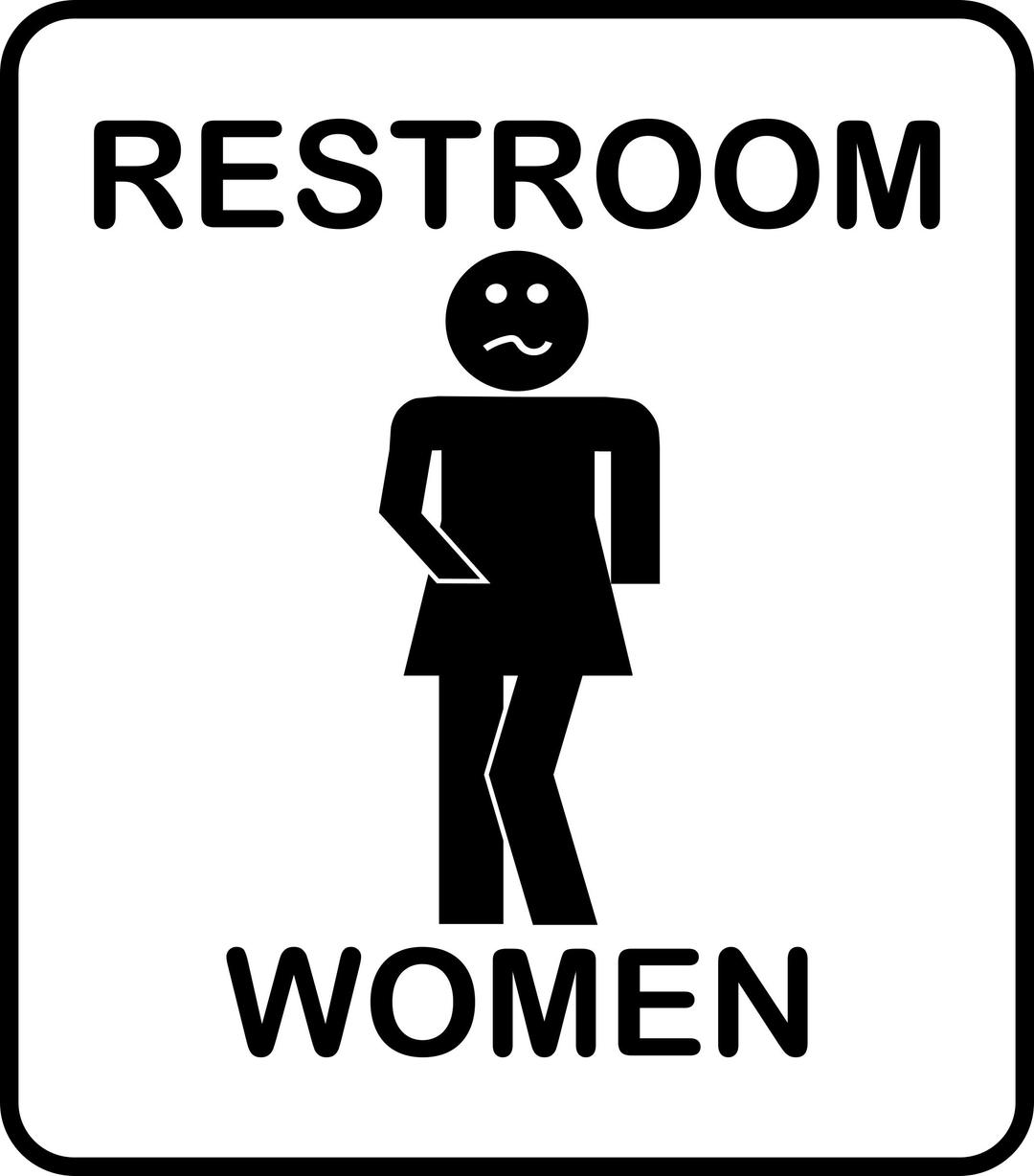 Womens Room png transparent