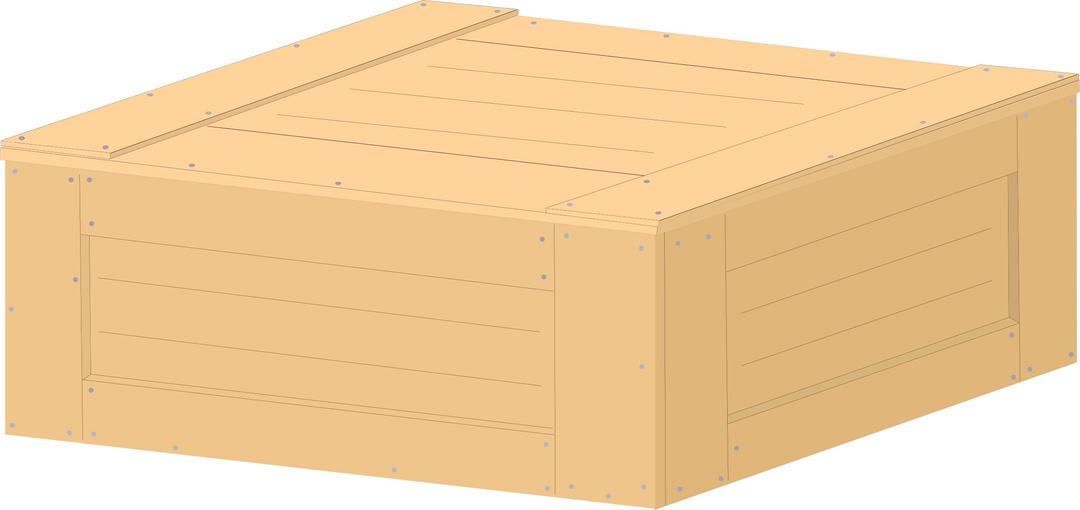 Wood crate png transparent