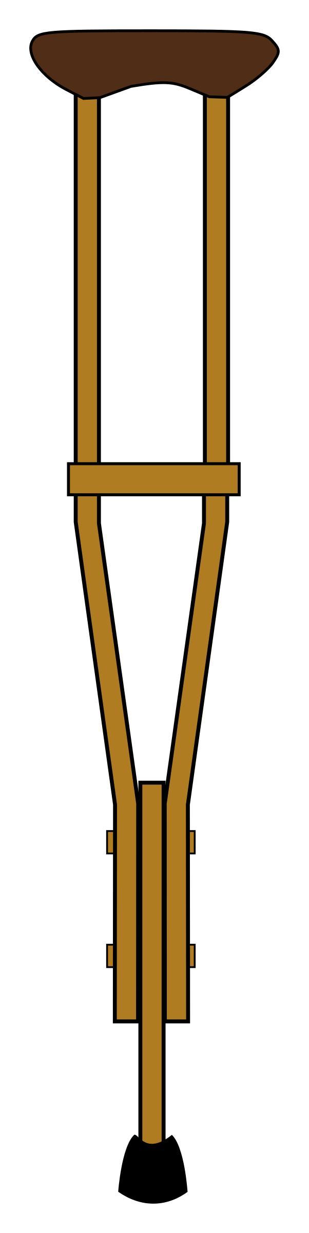 Wooden crutch png transparent