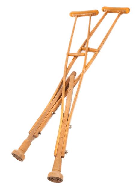 Wooden Crutches png transparent