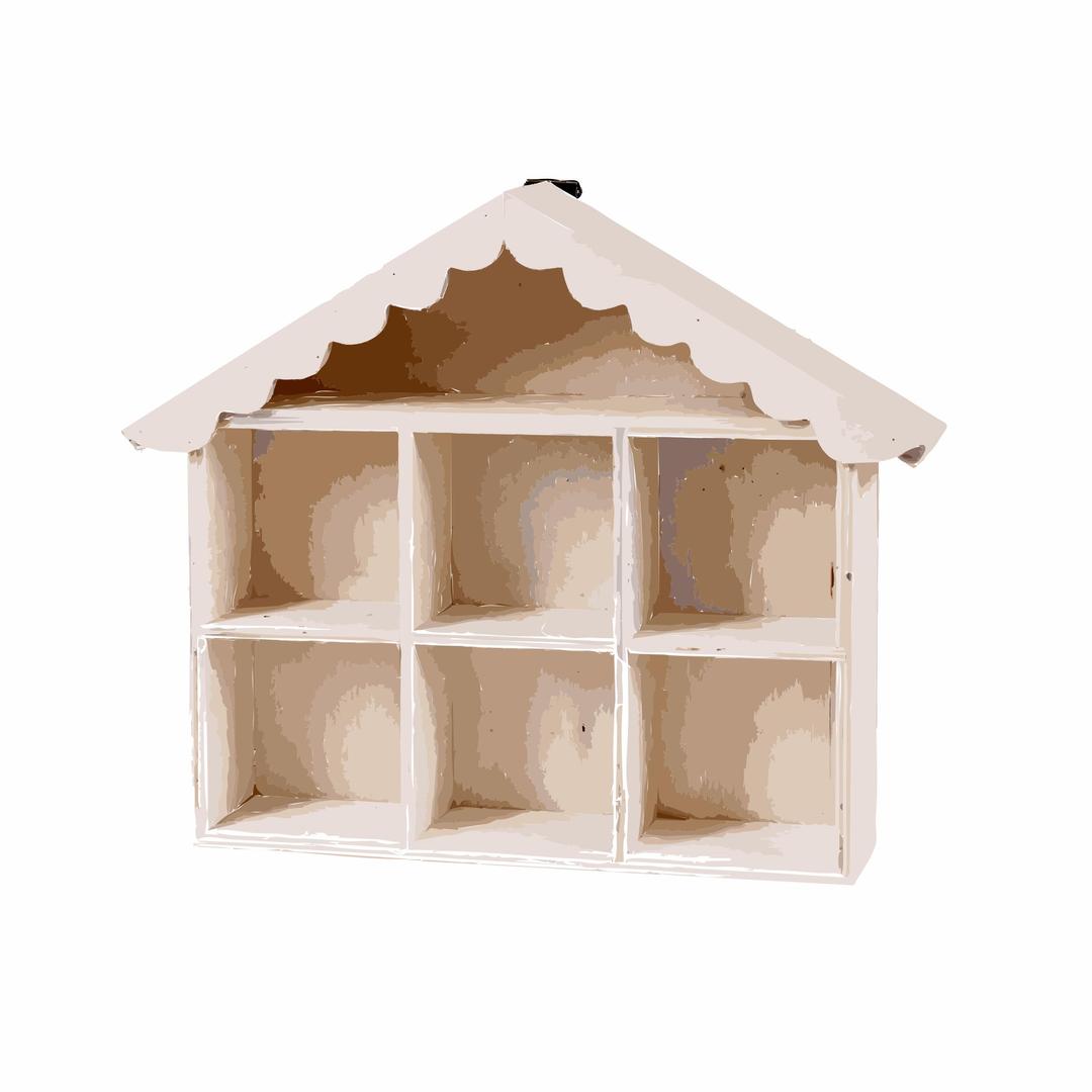 Wooden toy house png transparent