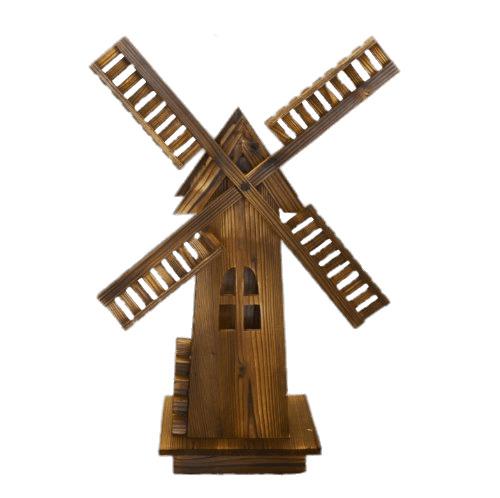 Wooden Windmill png transparent