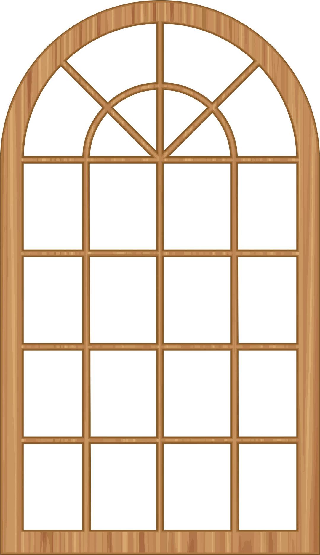Wooden Window Frame png transparent