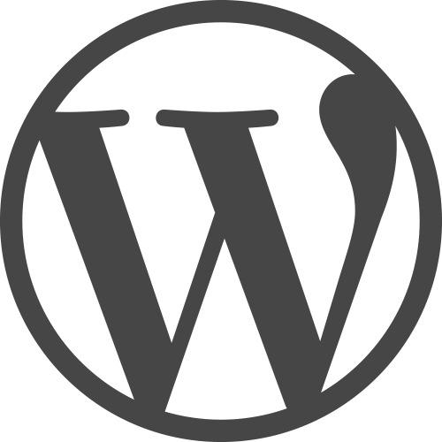 WordPress Grey W Logo png transparent