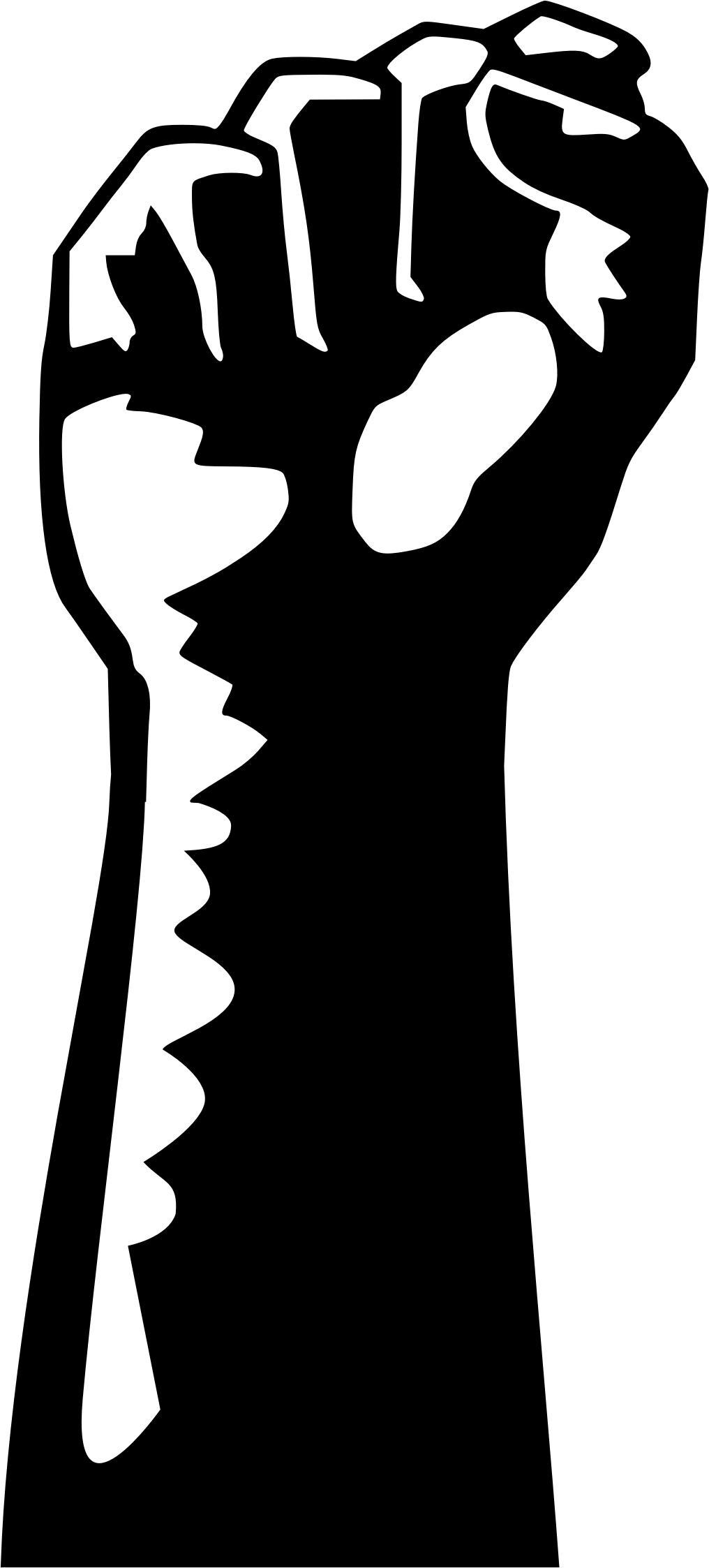 workers fist png transparent