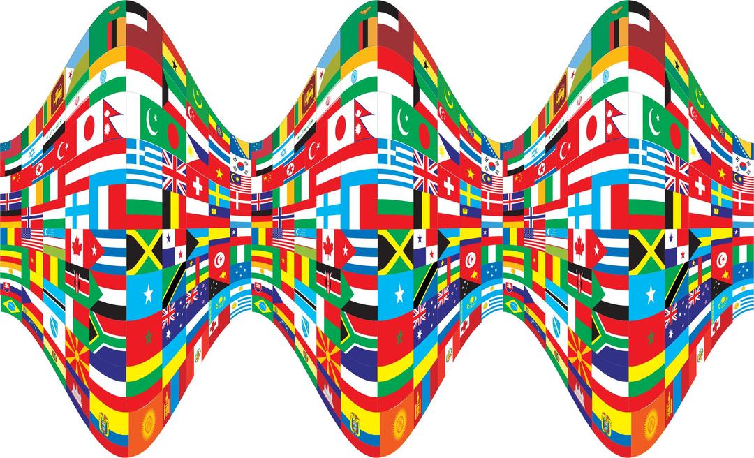 World Flags Perspective 2 Variation 2 png transparent