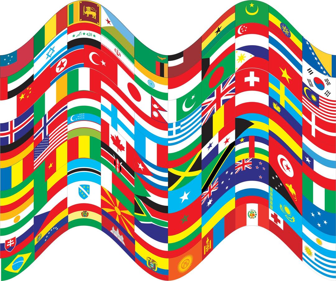 World Flags Wavy 2 png transparent