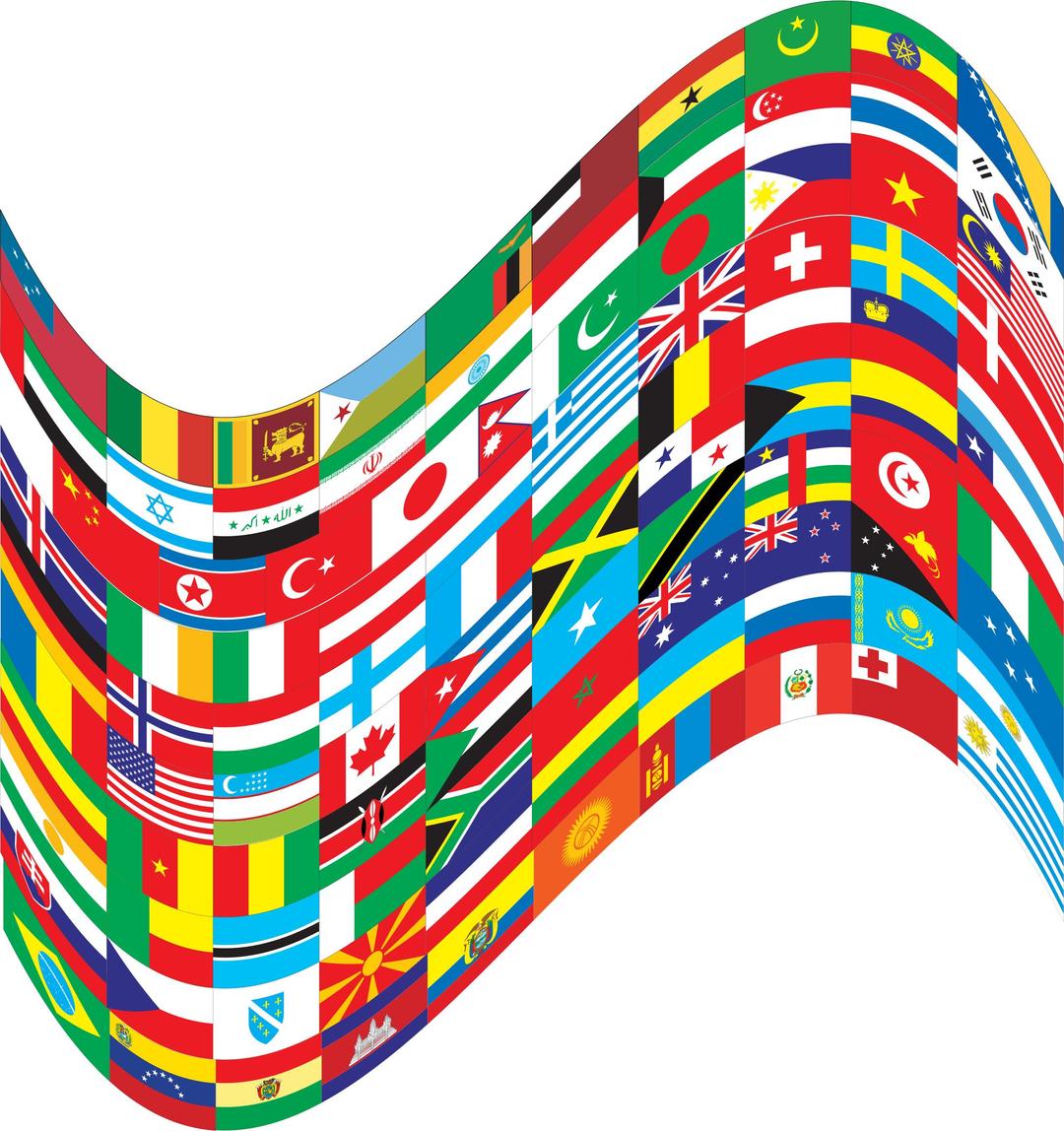 World Flags Wavy 3 png transparent