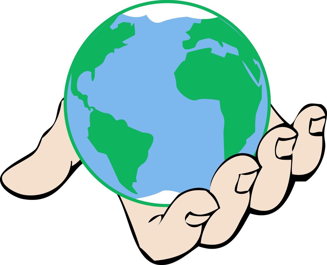 World in Hand png transparent