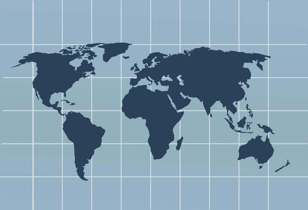 world map with grid png transparent
